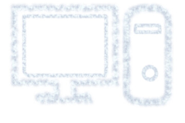 Digital png illustration of cloud computer on transparent background