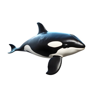 Dolphin isolated on a blank background 