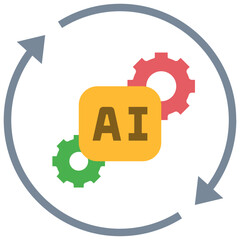 automation flat style icon