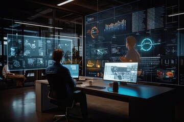 office work in the future where technology