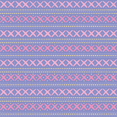 hand drawn crosses, dots. ethnic motif. pastel repetitive background. vector seamless pattern. geometric illustration. fabric swatch. wrapping paper. continuous design element for textile, home decor