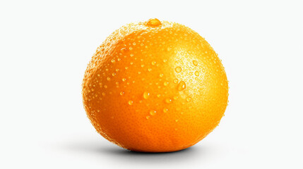 Fresh orange isolated from transparent background , Generative AI.