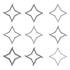Stars art design for Multiple Uses  