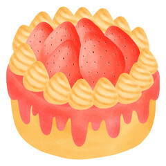 Strawberry cake