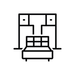 Black line icon for murphy 