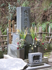 鎌倉市の寿福寺にある小説家・大佛次郎の墓