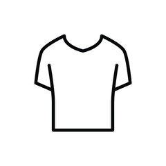 T-shirt clothes apparel vector icon