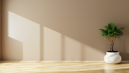 Fototapeta na wymiar modern living room with plant