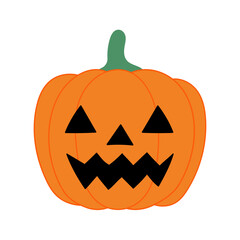 ジャックオランタン　ハロウィン　かぼちゃ　灯のイラスト素材