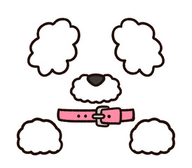 トイプードルに変身パーツセット