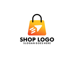 creative latest online shoping logo