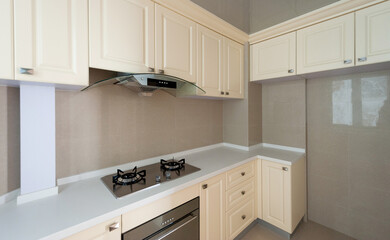 Interior of beautiful kitchen in Chinese home