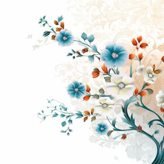 background with butterflies