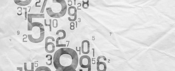 abstract background with numbers	