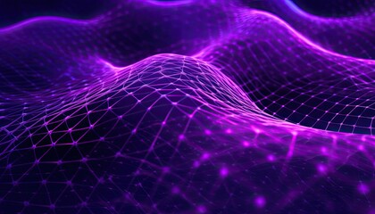Abstract purple wireframe abstract 3D render wallpapper, Background