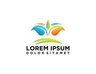 Cross plus medical logo icon design template elements