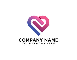 Health Care Logo, For Medical Center, With line Cross Symbol