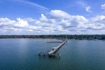 Fairhope, Alabama pier on Mobile Bay