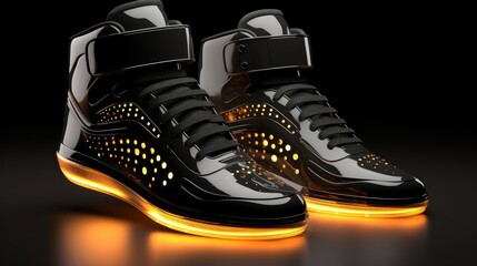 Black Sneakers for Footwear