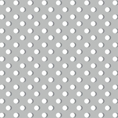 White double dots on gray background for web, print, textile, wallpaper, gift wrapping paper and other.