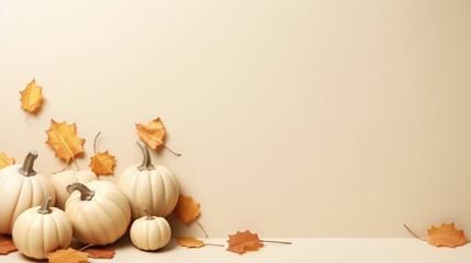 Obraz na płótnie Canvas halloween with pumpkin background, background with pumpkin, halloween with copy space background