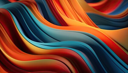 Dynamic abstract motion 3D render wallpapper, background