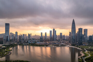 Fototapeta na wymiar Cityscape of Shenzhen, China