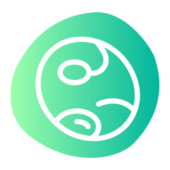 Obraz premium embryo Solid icon