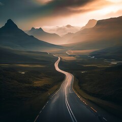 Epic Road Trips and Scenic Drives - obrazy, fototapety, plakaty