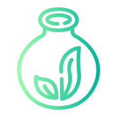 botany Line Gradient Icon