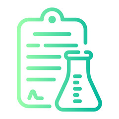 Obraz premium clipboard Line Gradient Icon