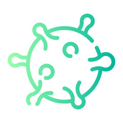 Obraz premium virus Line Gradient Icon