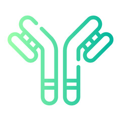 antibody Line Gradient Icon