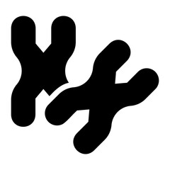 chromosome Solid icon