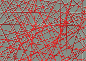 abstract red stripes on gray background