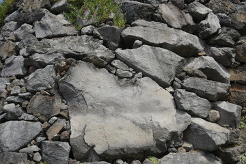  Stone wall. Background. Texture. Structure. Handmade.