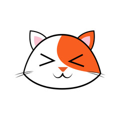 Cat Face Illustration