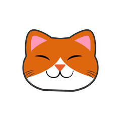 Cat Face Illustration