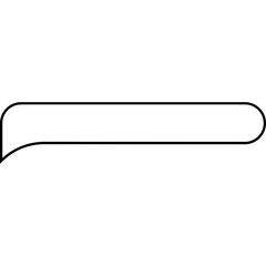 Message speech bubble. Chat icon. Vector illustration