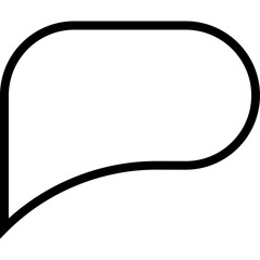 Message speech bubble. Chat icon. Vector illustration