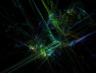 Imaginatory fractal abstract background Image