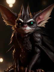 Fantasy style and characters. Gremlin - the hero of fairy tales and legends