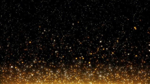 4K 3D Animation of Burning hot bonfire fire sparks dark background. Campfire Flames. Particles over black. Flying Embers fire. sparks particles of fire Air Strike. with smoke. Flying Embers from fire