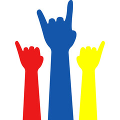 Obraz premium International Youth Day Hand