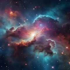 Obraz premium lights of space. Generative AI