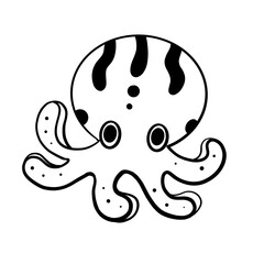 octopus cartoon illustration
