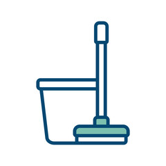 mop icon vector design template in white background