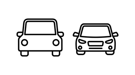 Car icon vector. Car sign. sedan