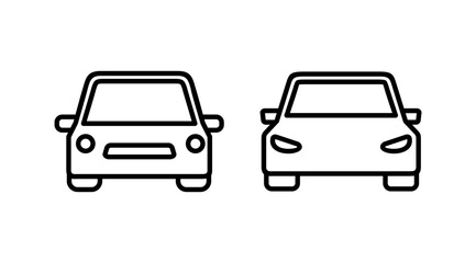 Car icon vector. Car sign. sedan