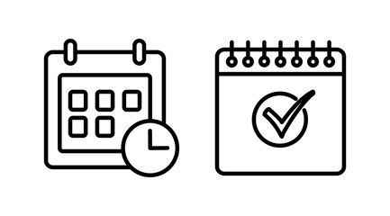 calendar icon vector. Calender symbol